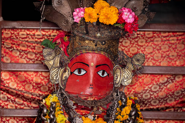 The god of rain Rato Machhindranath, Nepal.