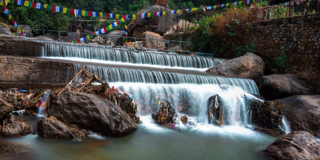 beautiful waterfalls near kathmandu