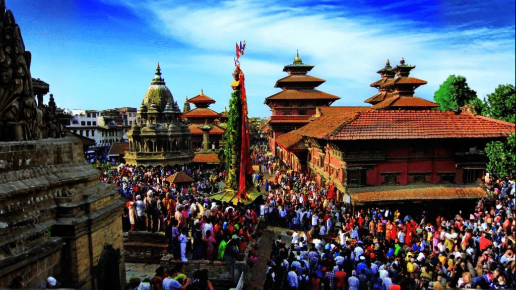 Rato Machhindranath Jatra festival in Nepal
