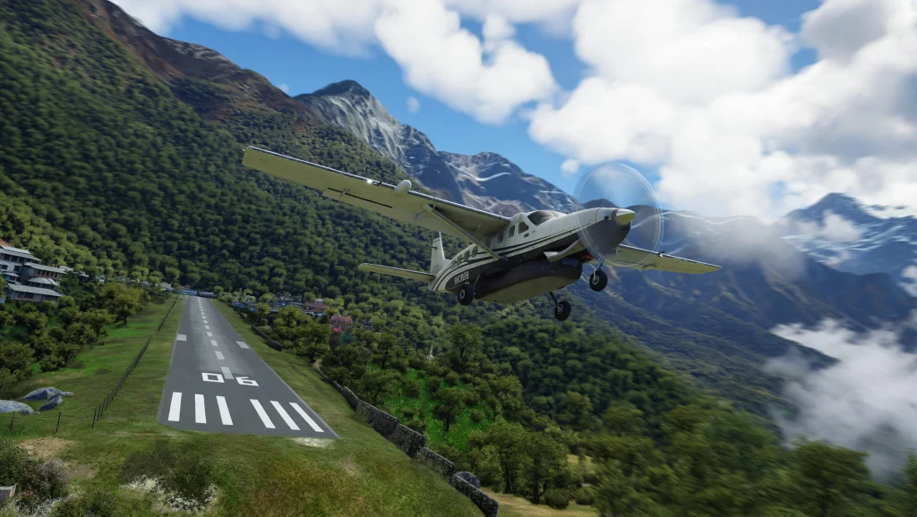 Lukla Airport in the Everest region of Nepal
